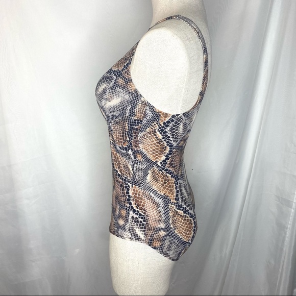 Vintage 1980’s Gottex Snakeskin One Piece Swimsuit - Picture 3 of 11
